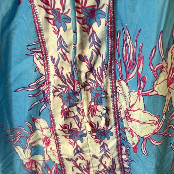 Celina Moon Multi Clover Tunic Dress Size XL - Picture 3 of 11